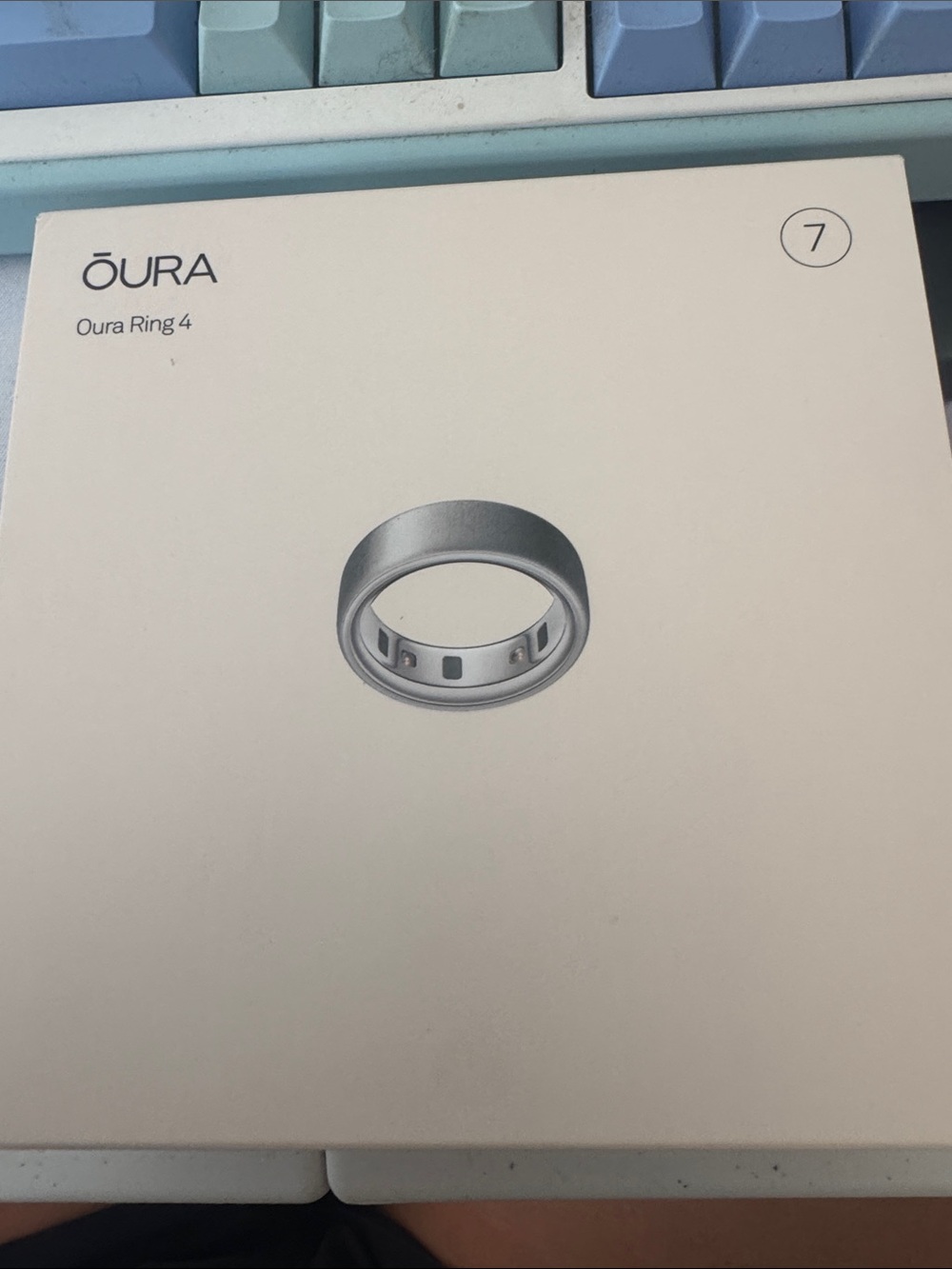 Oura Ring 4 Smart Ring - Silver (Size 7)BRAND NEW